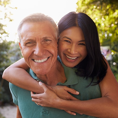 Couple Smiling at Smile Arc Dental Group in San Diego, CA